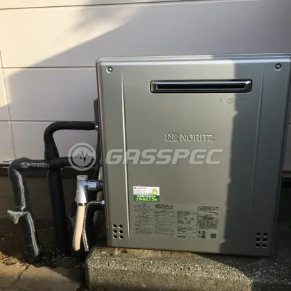 施工後の給湯器（ノーリツ GT-C2462ARX BL）