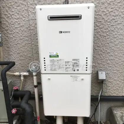 施工後の給湯器（ノーリツ GT-2460SAWX-1 BL）