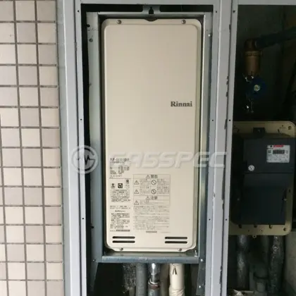 施工後の給湯器（リンナイ RUF-SA1615SAB）