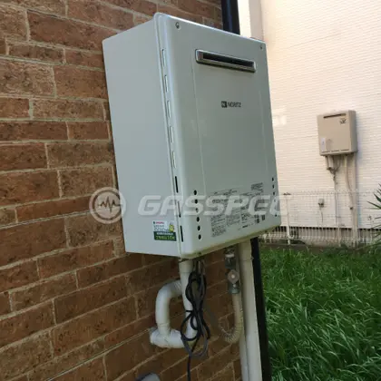 施工後の給湯器（ノーリツ GT-2060SAWX-1 BL）