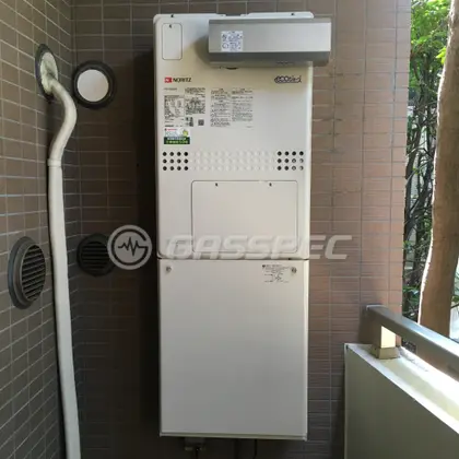 施工後の暖房熱源機（ノーリツ GTH-C2450AW3H-L-1 BL）