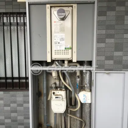 施工後の給湯器（ノーリツ GT-2053SAWX-T-2 BL）