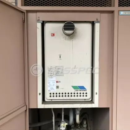 施工前の給湯器（GQ-1610WE-T）