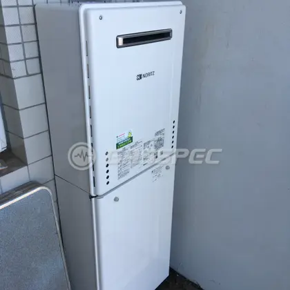 施工後の給湯器（ノーリツ GT-1660SAWX-1 BL）