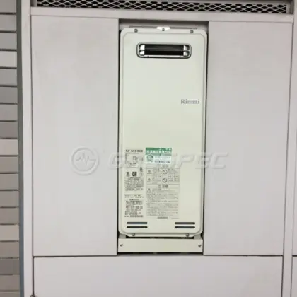 施工後の給湯器（リンナイ RUF-SA1615SAW）