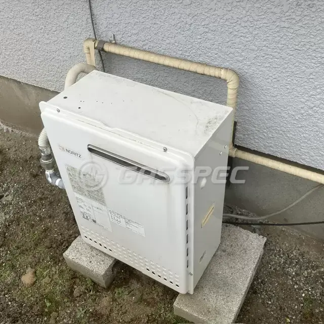 交換前の給湯器（ノーリツ GRQ-1650SAX）