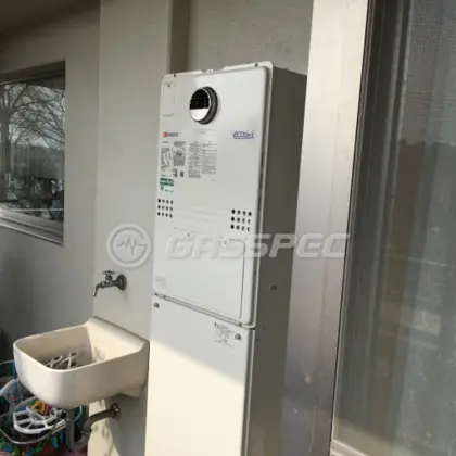 施工後の暖房熱源機（ノーリツ GTH-C2450AW3H-1 BL）