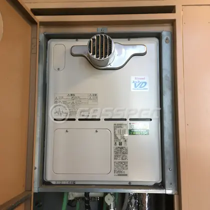 施工後の暖房熱源機（リンナイ RVD-A2400SAT2-3(A)）