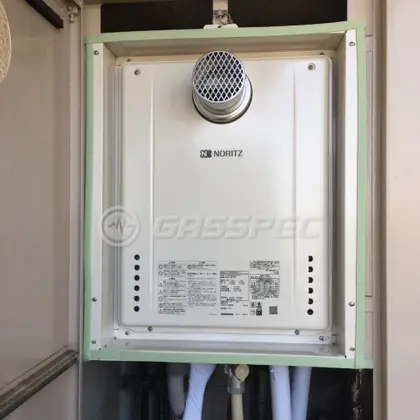 施工後の給湯器（ノーリツ GT-2460SAWX-T-1 BL）