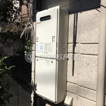 施工後の給湯器（ノーリツ GQ-1639WS-1）