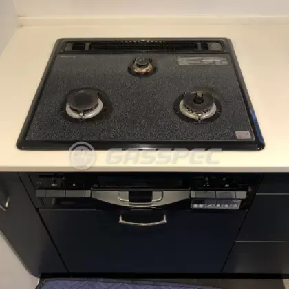 施工前のビルトインガスコンロ（DW3299DTSL）