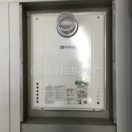 施工後の給湯器（ノーリツ GT-2060SAWX-T-1 BL）