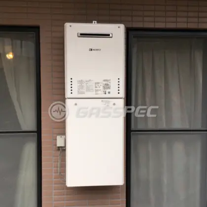 施工後の給湯器（ノーリツ GT-2060SAWX-1 BL）