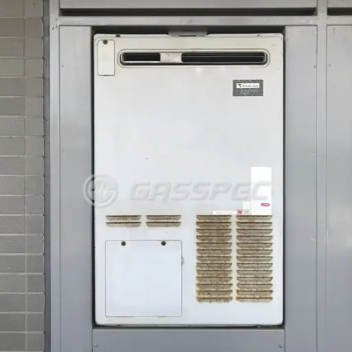 交換前の給湯器（ナショナル（松下） AT-366RSA-AW2Q）