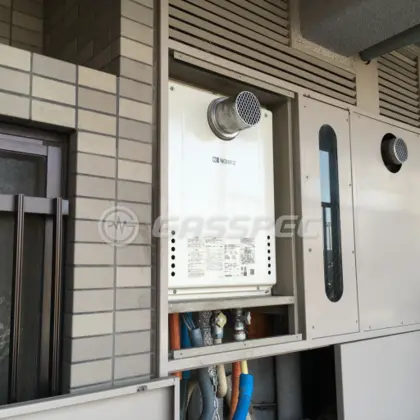 施工後の給湯器（ノーリツ GT-2460SAWX-T-1 BL）