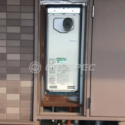 施工後の給湯器（リンナイ RUF-SA1615SAT-L-80）
