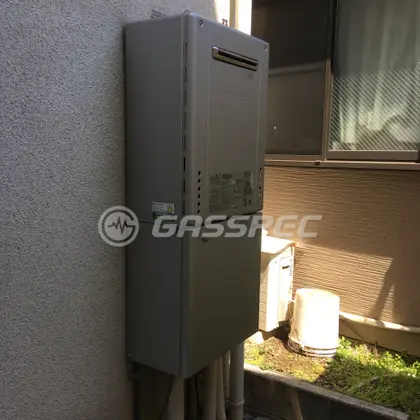 施工後の給湯器（ノーリツ GT-C2462SAWX BL）