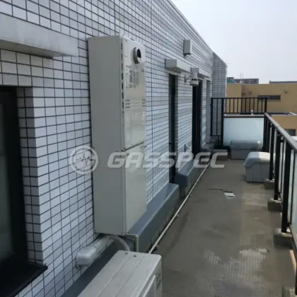 施工後の暖房熱源機（ノーリツ GTH-C2450AW3H-1 BL）