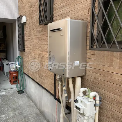 施工後の給湯器（リンナイ RUF-E2405AW(A)）