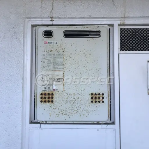 交換前の給湯器（ノーリツ GT-1622SAWX）