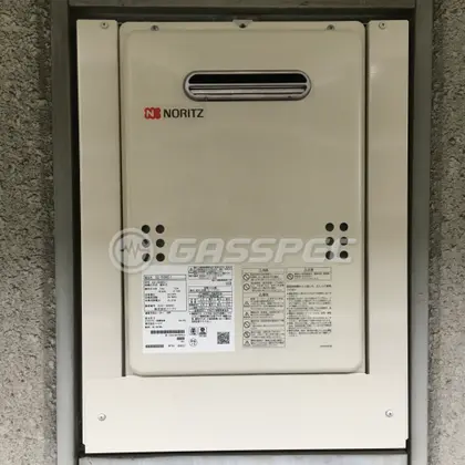 施工後の給湯器（ノーリツ GQ-1639WS-1）
