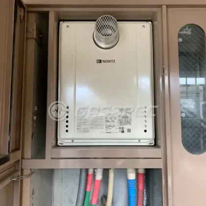 施工後の給湯器（ノーリツ GT-2060SAWX-T-1 BL）