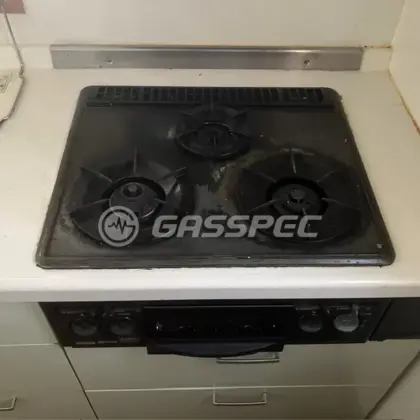施工前のビルトインガスコンロ（RCG631B0RFK）