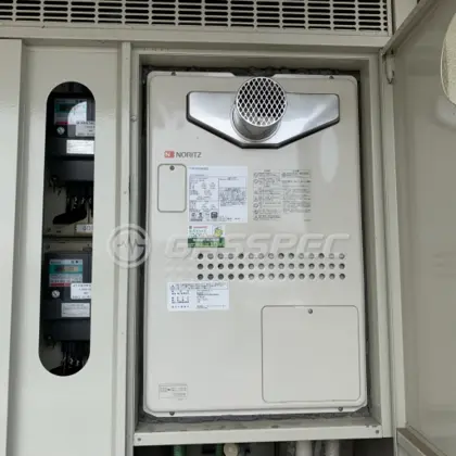 施工後の暖房熱源機（ノーリツ GTH-2444AWX3H-T-1 BL）