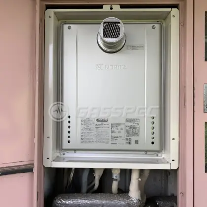 施工後の給湯器（ノーリツ GT-C2462SAWX-T BL）