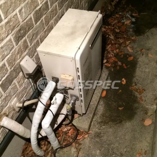 交換前の給湯器（ノーリツ GT-2028SARX）