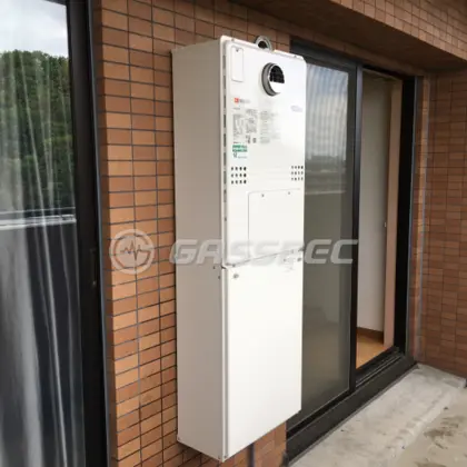 施工後の暖房熱源機（ノーリツ GTH-C2450AW3H-1 BL）