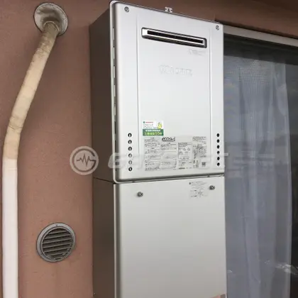 施工後の給湯器（ノーリツ GT-C2462SAWX BL）