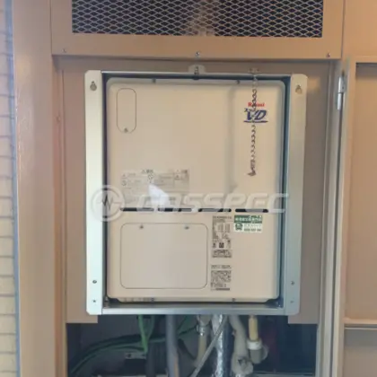 施工後の暖房熱源機（リンナイ RVD-A2400SAU2-3(A)）