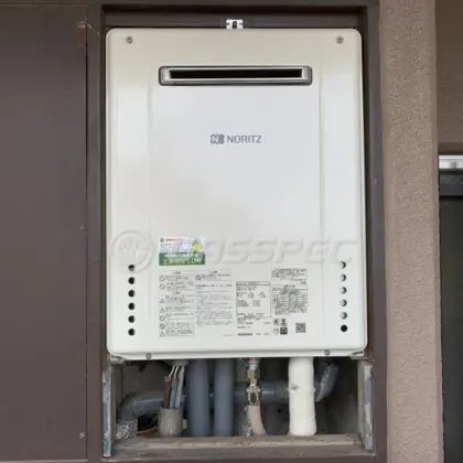 施工後の給湯器（ノーリツ GT-1660SAWX-1 BL）