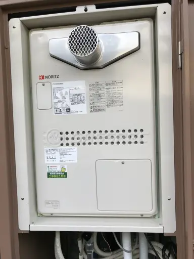 施工後の暖房熱源機（ノーリツ GTH-2444AWX3H-T-1 BL）