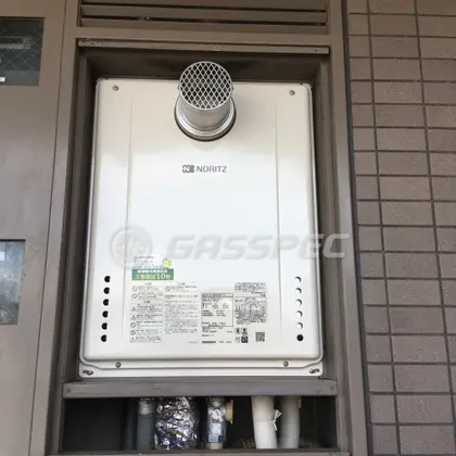施工後の給湯器（ノーリツ GT-2060SAWX-T BL）