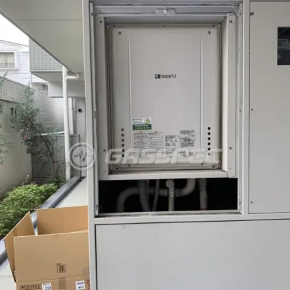 施工後の給湯器（ノーリツ GT-2460AWX-H-1 BL）