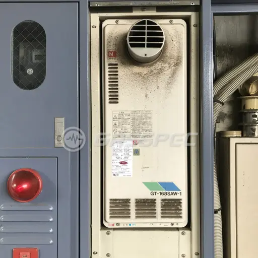 交換前の給湯器（ノーリツ GT-168SAW-1-T）