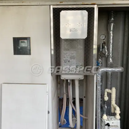 施工後の給湯器（ノーリツ GT-1653SAWX-T-2 BL）