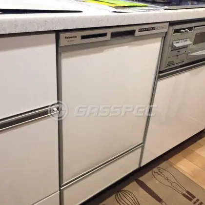 施工後のビルトイン食洗機（パナソニック NP-45RD7S）