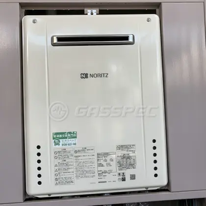 施工後の給湯器（ノーリツ GT-2460SAWX-1 BL）