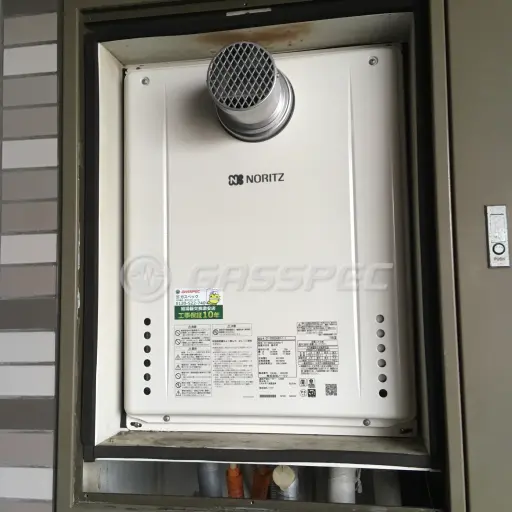 交換後の給湯器（ノーリツ GT-2060SAWX-T-1 BL）