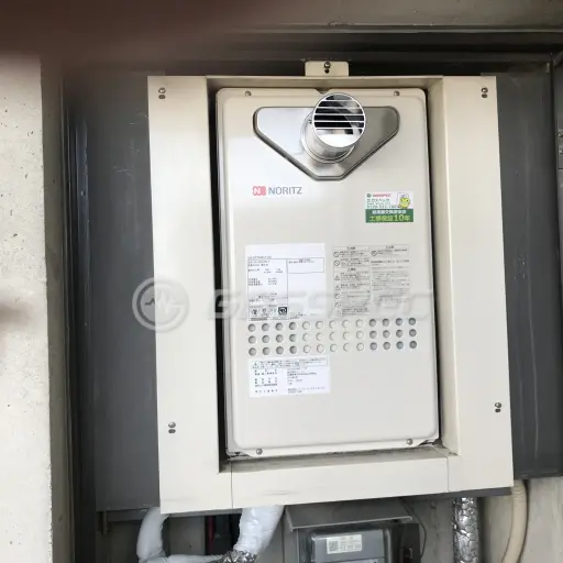 交換後の給湯器（ノーリツ GQ-2027AWX-T-DX BL）