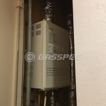 施工後の給湯器（ノーリツ GT-1651AWX-FFA-2 BL）