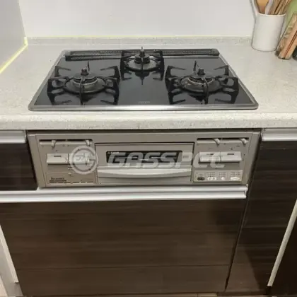 施工前のビルトインガスコンロ（RB31AS1RVL）