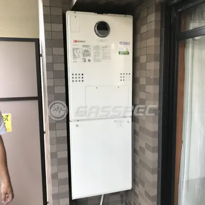 施工後の暖房熱源機（ノーリツ GTH-C2450AW3H-1 BL）