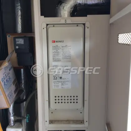 施工後の給湯器（ノーリツ GT-2053SAWX-H-2 BL）