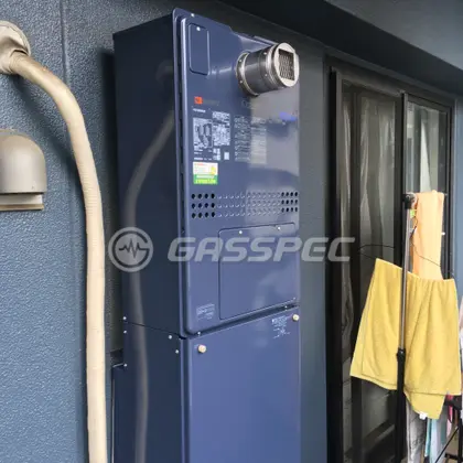 施工後の暖房熱源機（ノーリツ GTH-C2450AW3H-T-1 BL）
