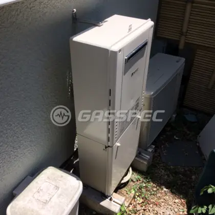施工後の給湯器（ノーリツ GT-2460SAWX-1 BL）