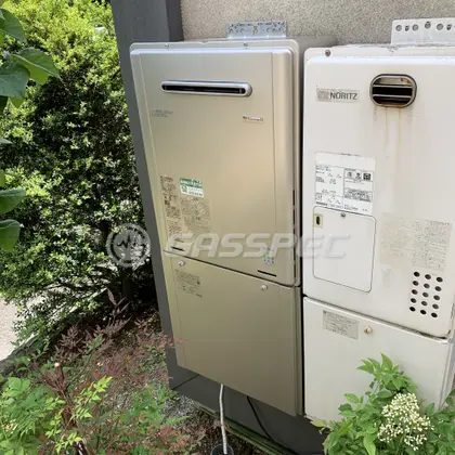 施工後の給湯器（ノーリツ RUF-E2405SAW(A)）